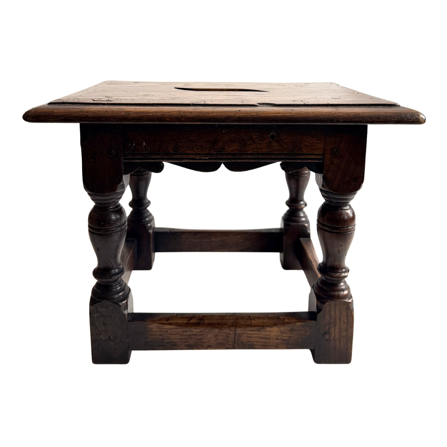 English vintage oak joint stool by Simon Simpson