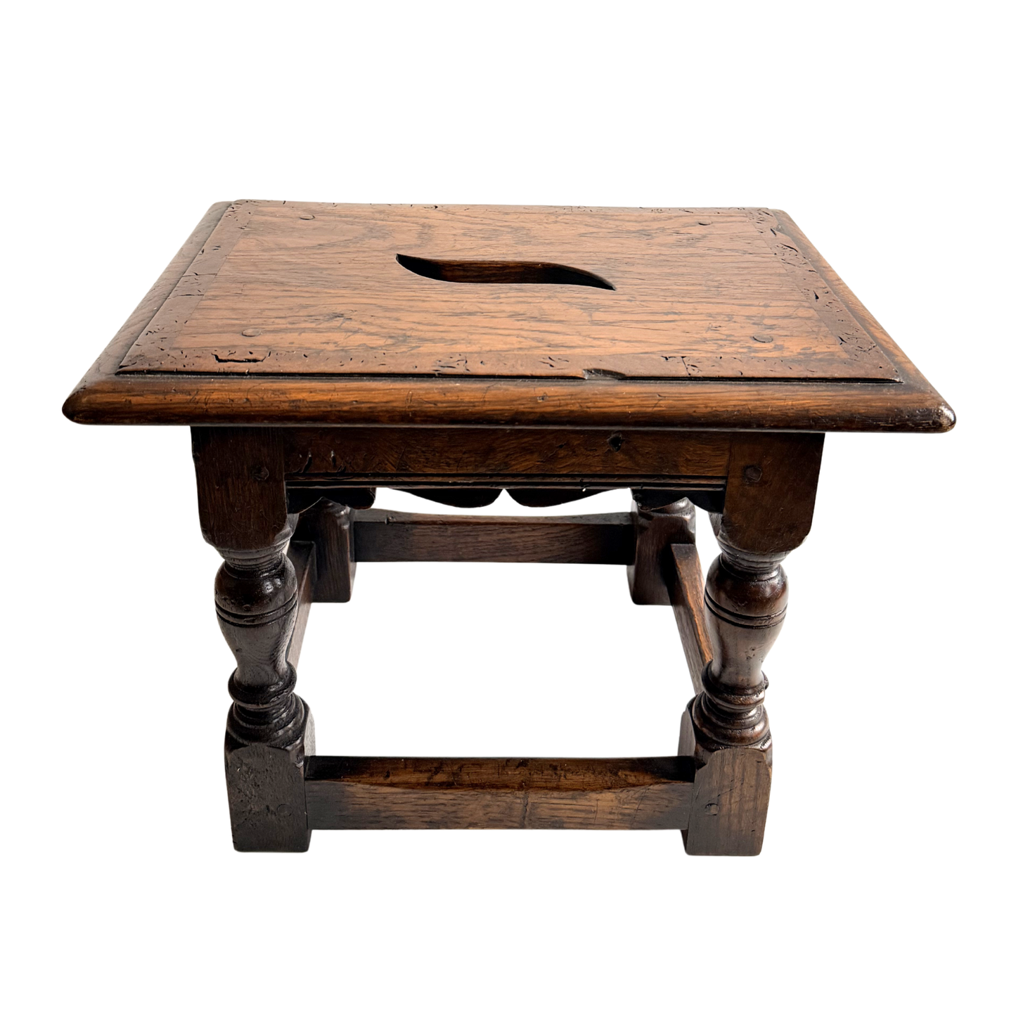 English vintage oak joint stool by Simon Simpson