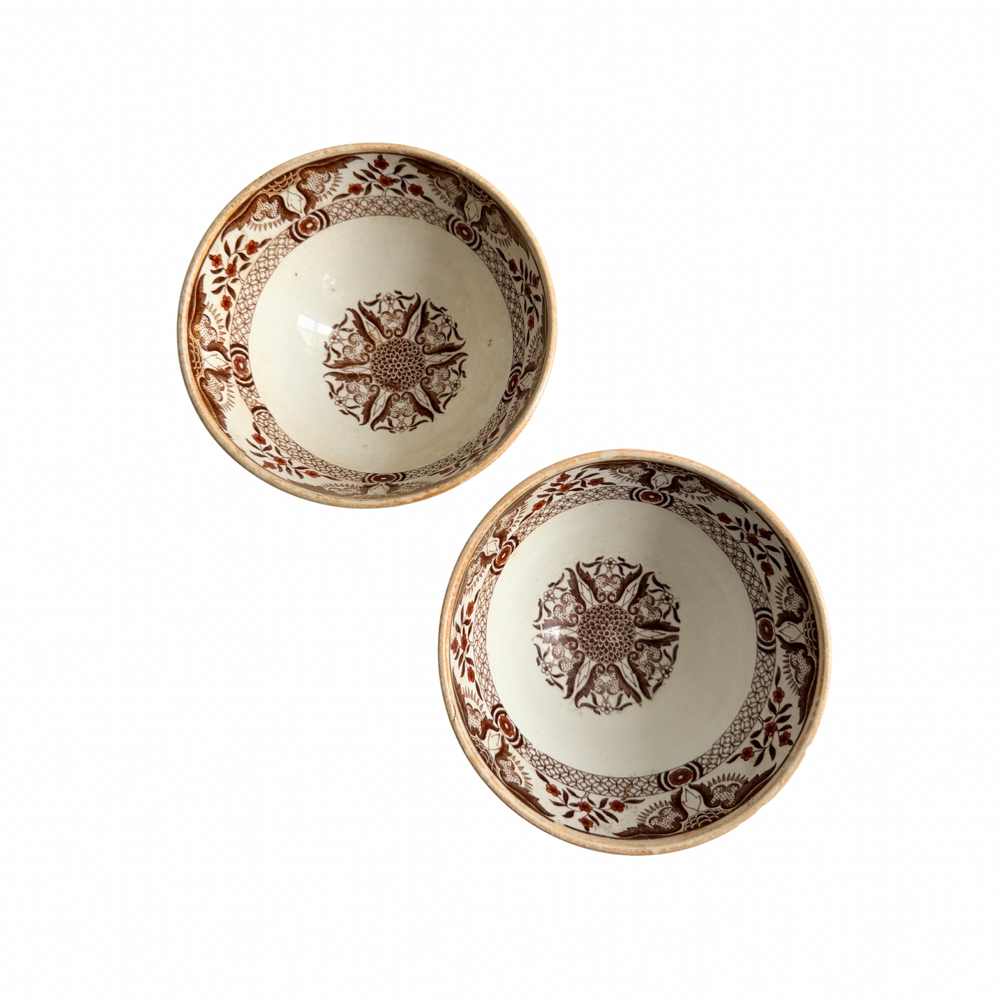 Antique Petrus Regout Toko Bowls