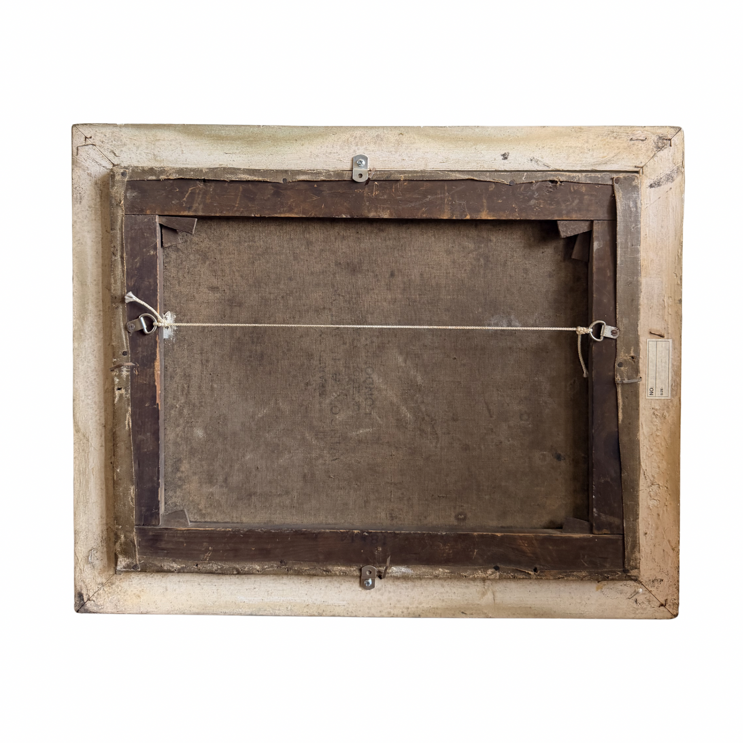 English 19th century landscape oil painting on canvas