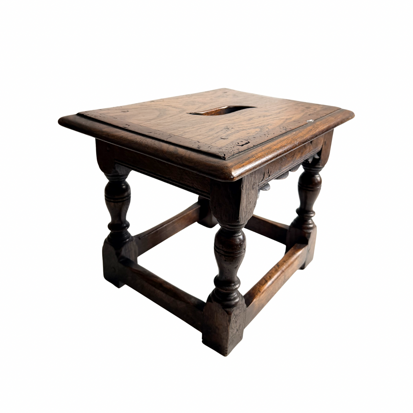 English vintage oak joint stool by Simon Simpson