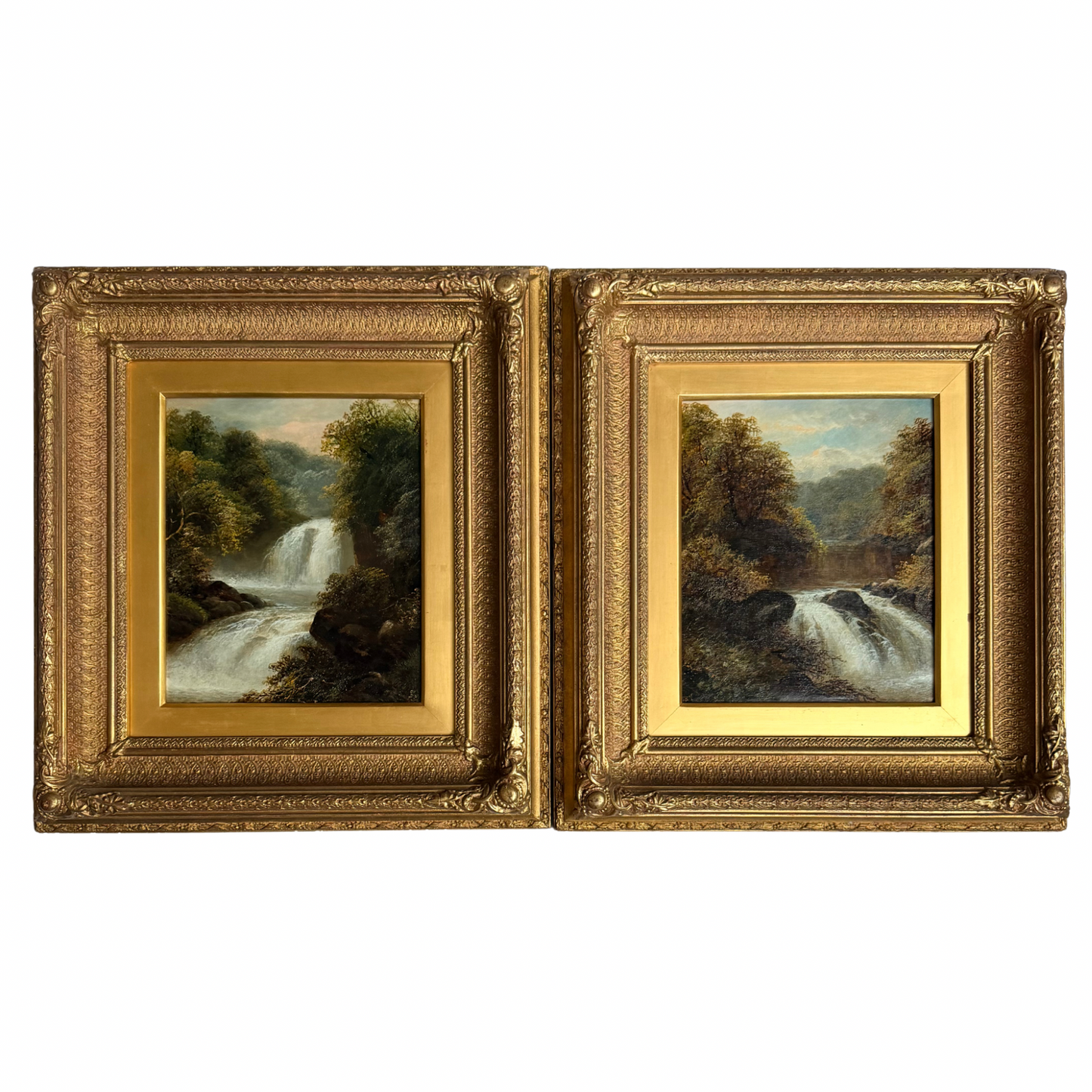 George Yarnold (1851-1926), Pair of Scottish River Landscapes