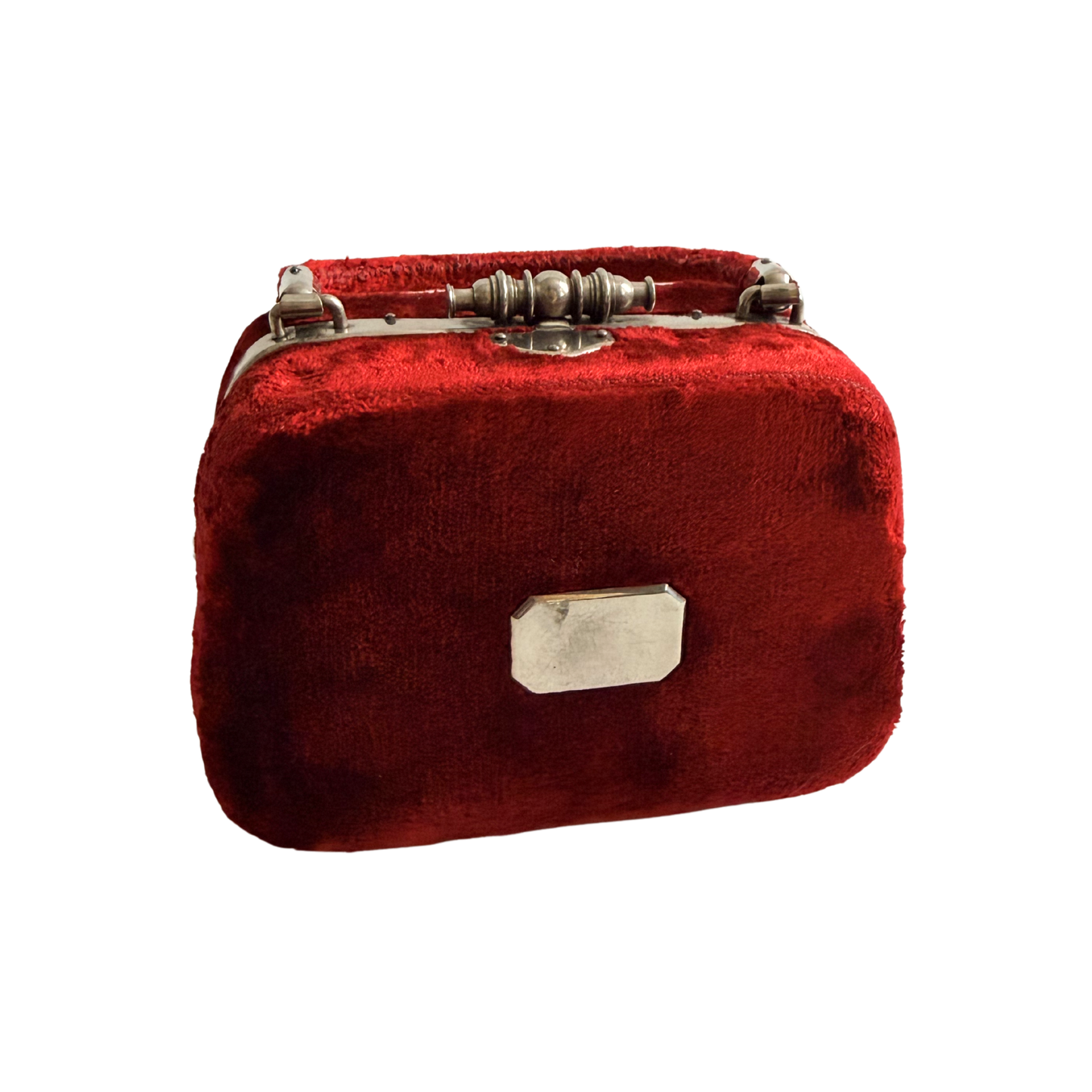 French Palais Royal velvet sewing box