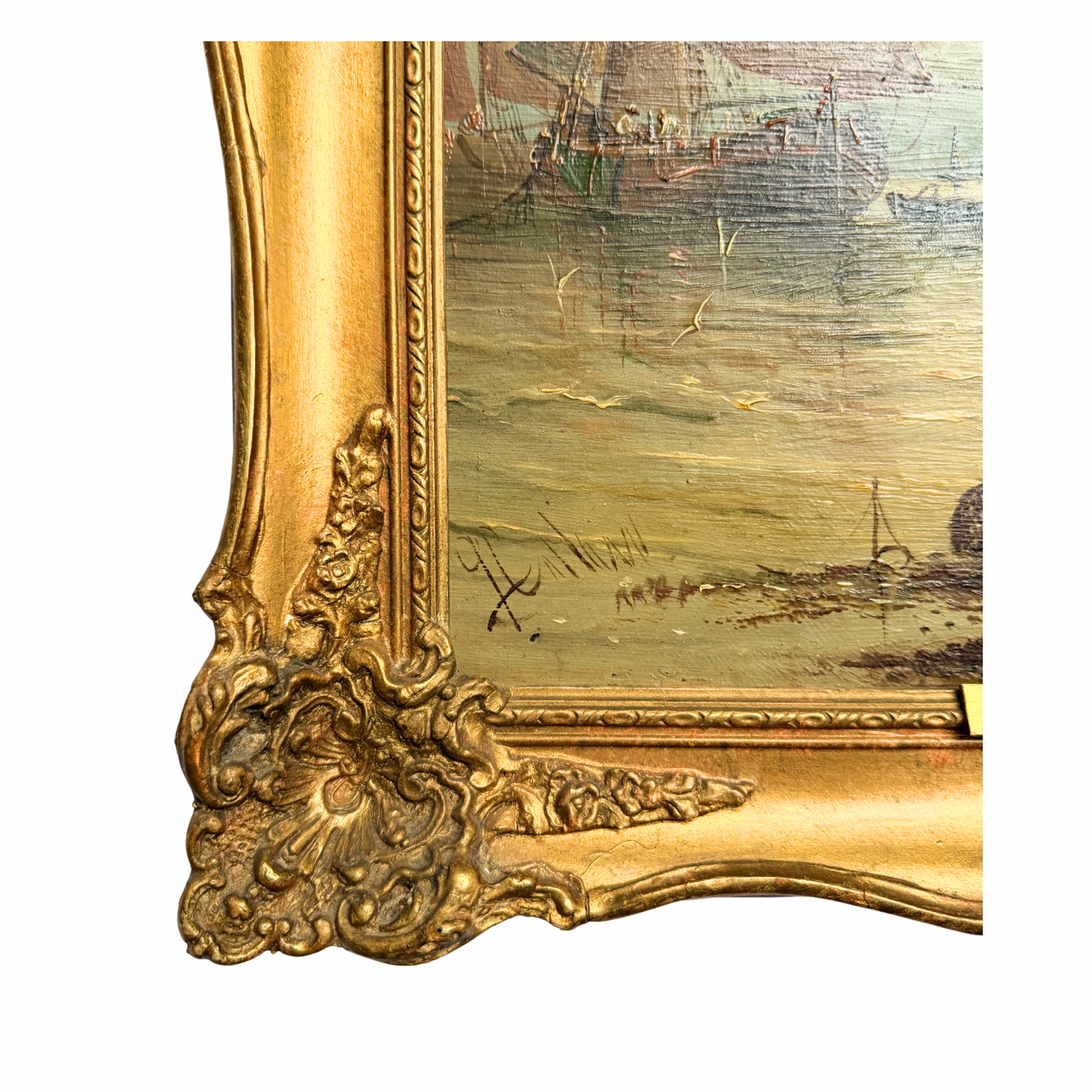 Pair of George Callow 19th Century Marine Oil Paintings - Morning & Evening